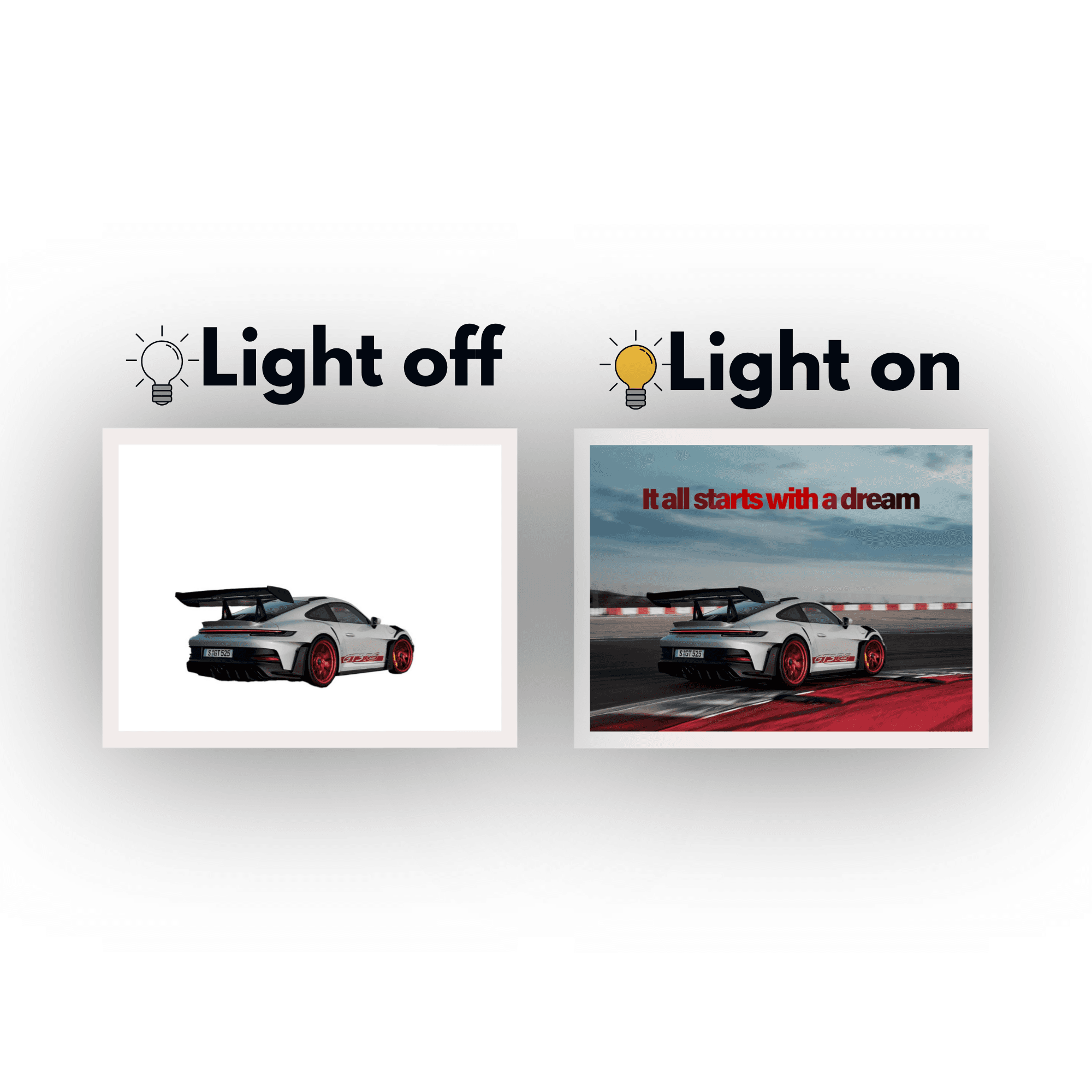 Porsche Light Art