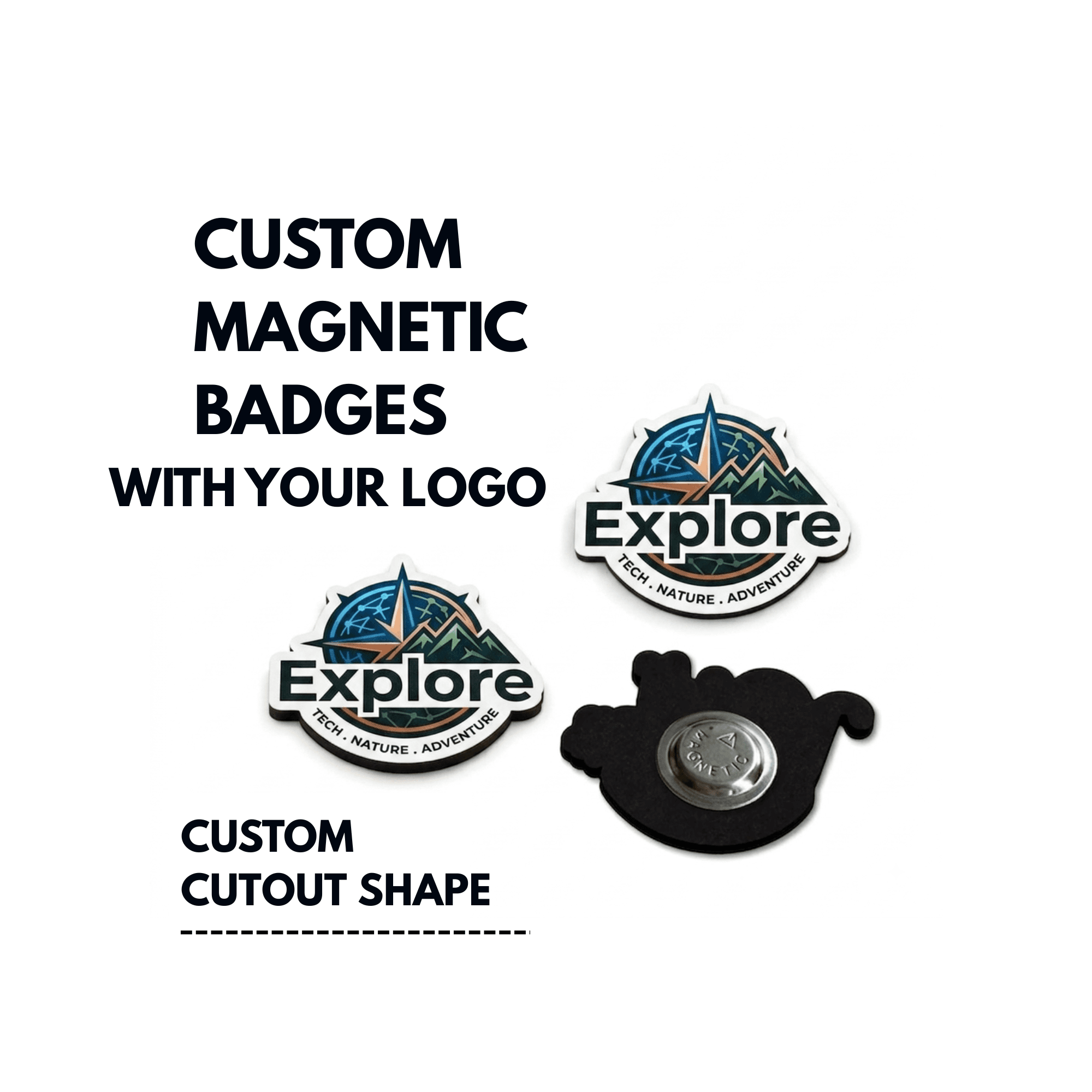 CUSTOM MAGNETIC BADGE